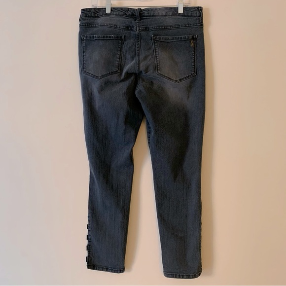 VINTAGE AMERICA. Wonderland Skinny Ankle. Faded blue washed jeans. Size … - Picture 3 of 12